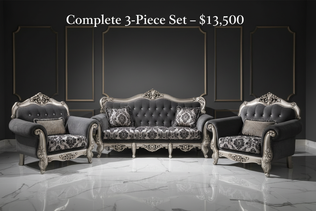 Complete 3-piece baroque set luxury ad