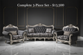 Complete 3-piece baroque set luxury ad