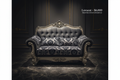 Baroque loveseat luxury ad