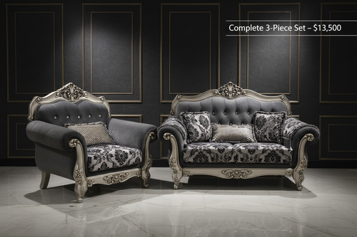 3-piece baroque set $13,500 ad